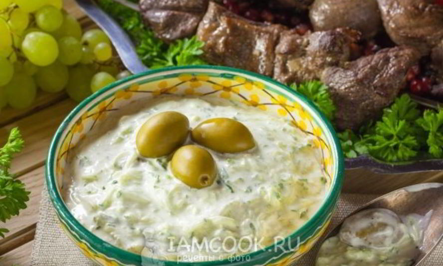 Рецепт белый соус для шашлыка