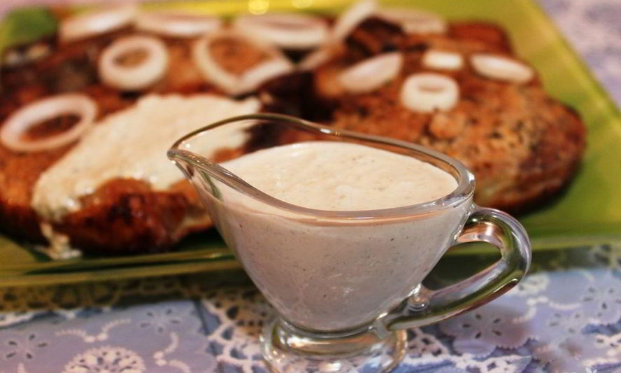 Рецепт белый соус к шашлыку