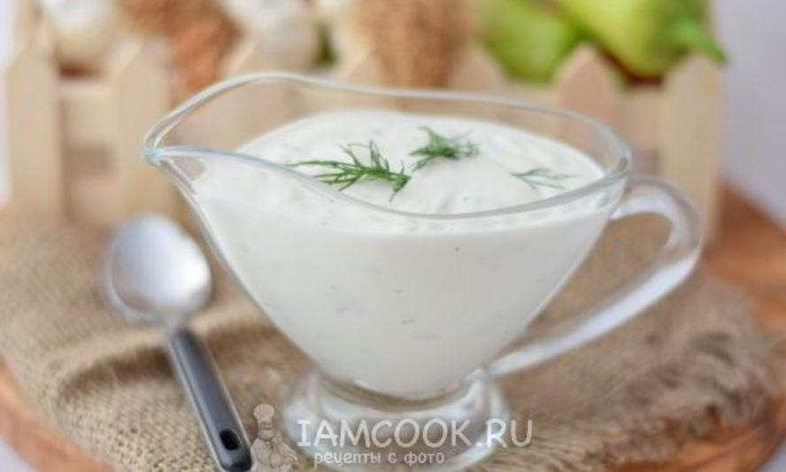 Рецепт чесночного соуса с майонезома