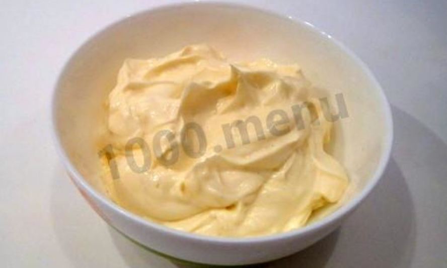 Рецепт домашний майонез с горчицей