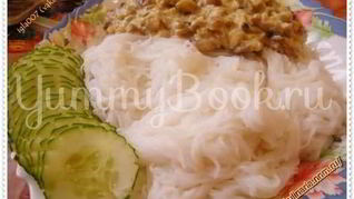 Грибной соус с баклажанами