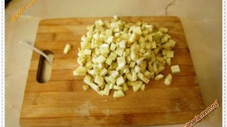 грибной соус с баклажанами