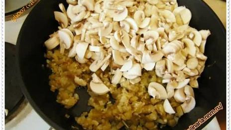 грибной соус с баклажанами