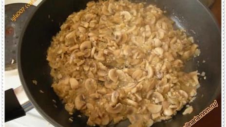 грибной соус с баклажанами