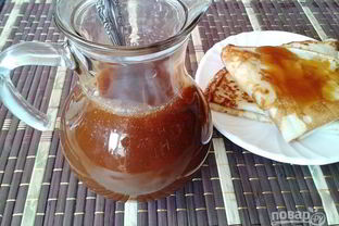 Карамельный соус из кефира