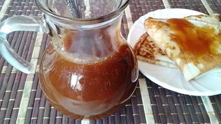 Карамельный соус из кефира