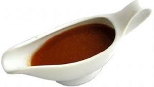 Коричневый винный соус