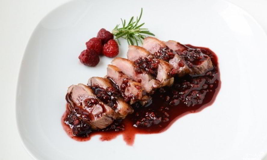 Рецепт малиновый соус к утке