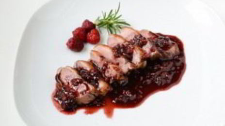 малиновый соус к утке