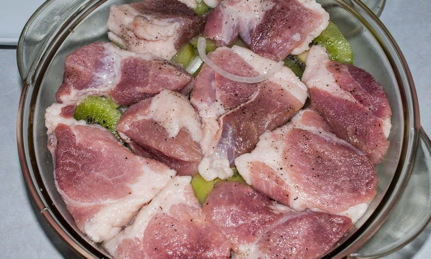 Рецепт быстрый маринад для свинины из киви