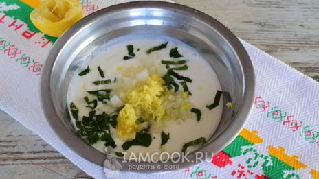 маринад для рыбы на кефире с имбирем