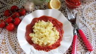 Постный соус к макаронам