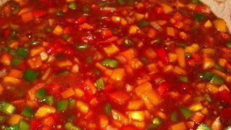 приправа-соус с ананасом и горьким перцем