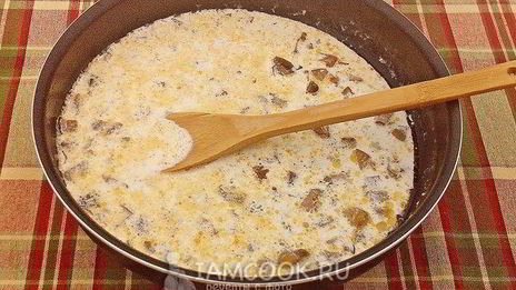 сливочно-грибной соус