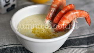 Сливочный соус с лимоном и чесноком к морепродуктам