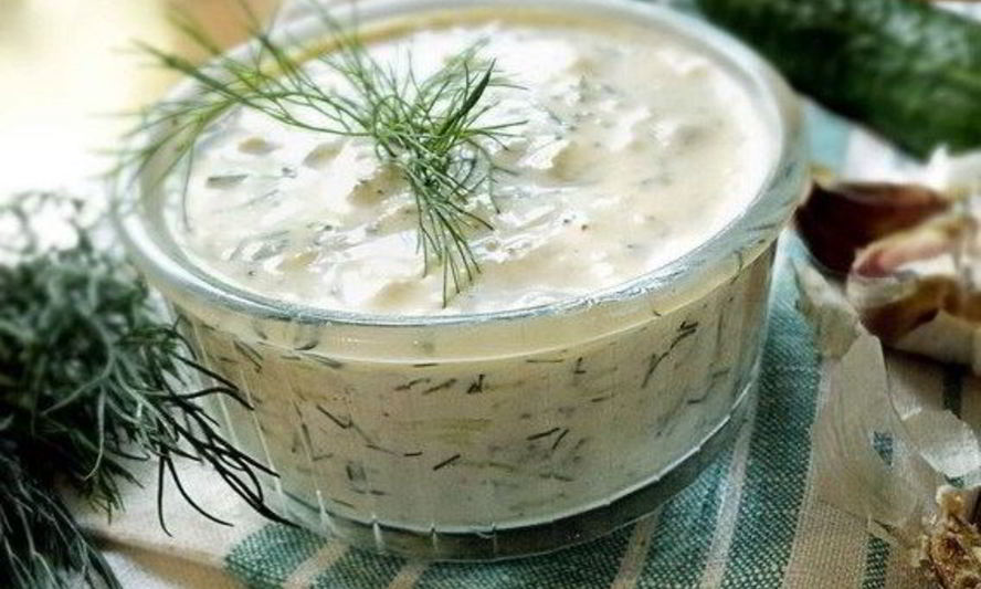 Рецепт соус дзадзики с оливковым маслом