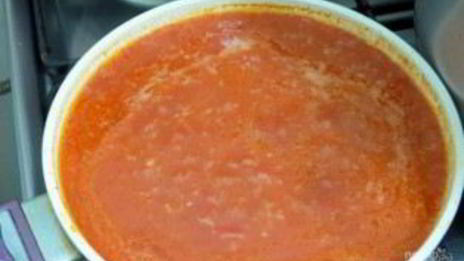 соус из томатной пасты и муки