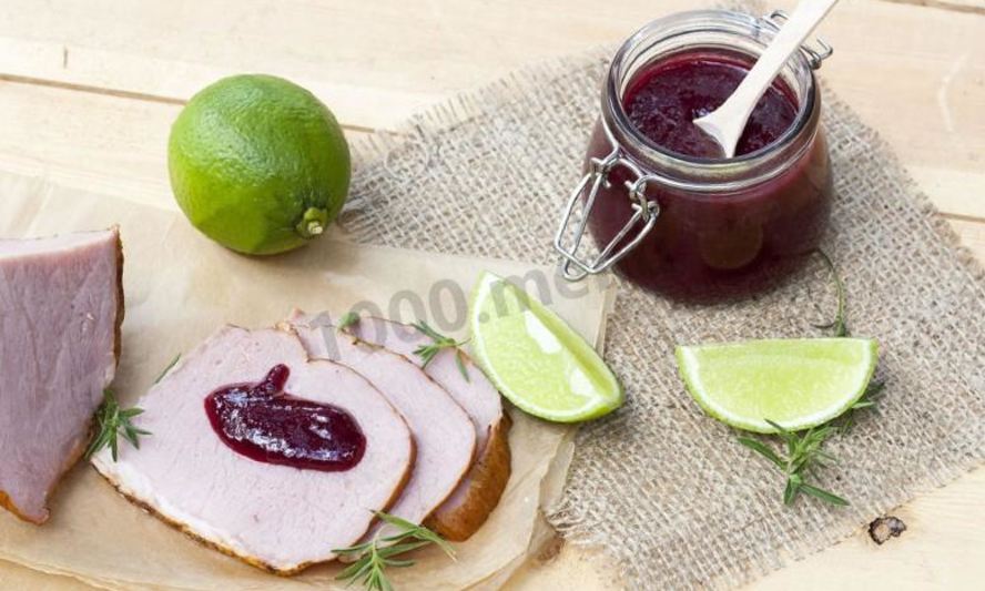 Рецепт соус из вишни к мясу на зиму