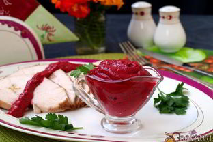 Соус к мясу из кизила