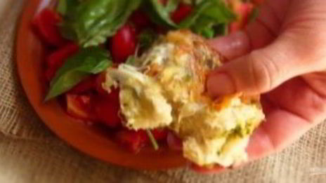 фокачча с соусом песто