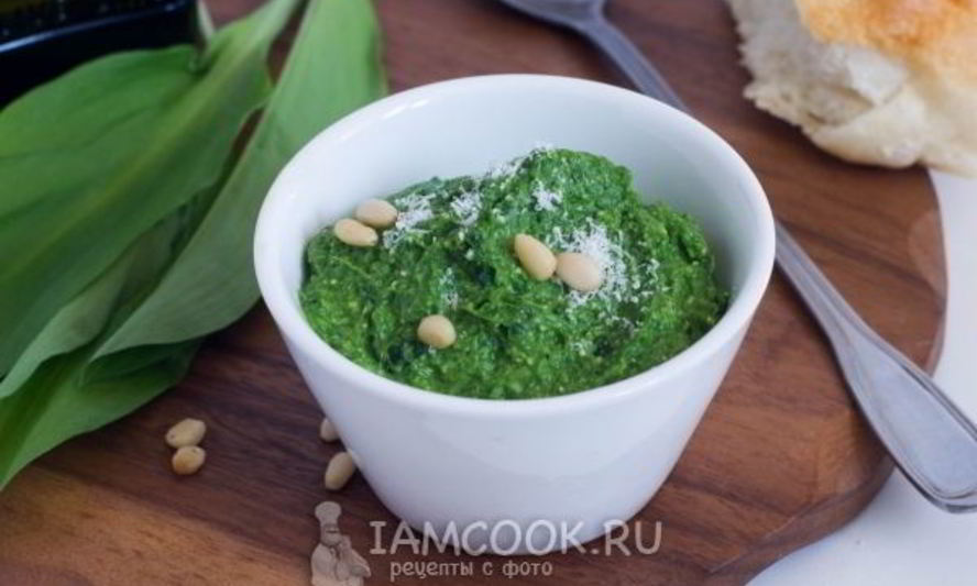 Рецепт песто из черемши