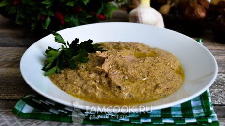 сациви из курицы по-грузински