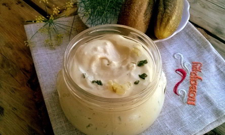 Рецепт соус тартар с солеными огурцами