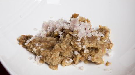 тартар из баклажанов