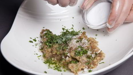 тартар из баклажанов