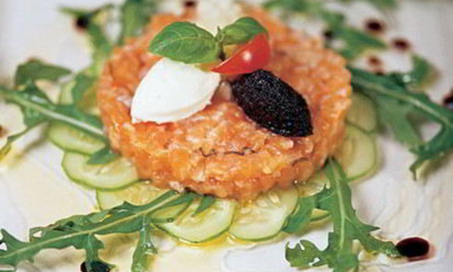 Рецепт тартар из лосося с имбирем