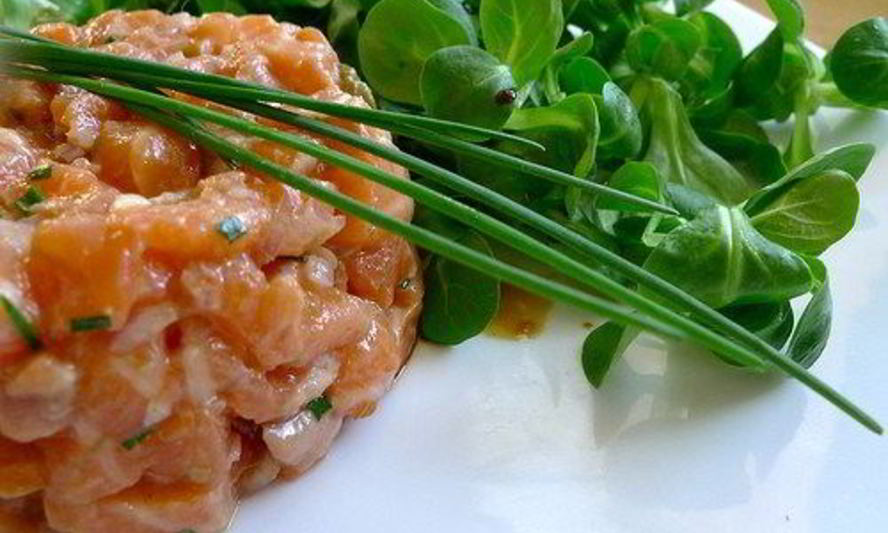 Рецепт тартар из лосося с каперсами
