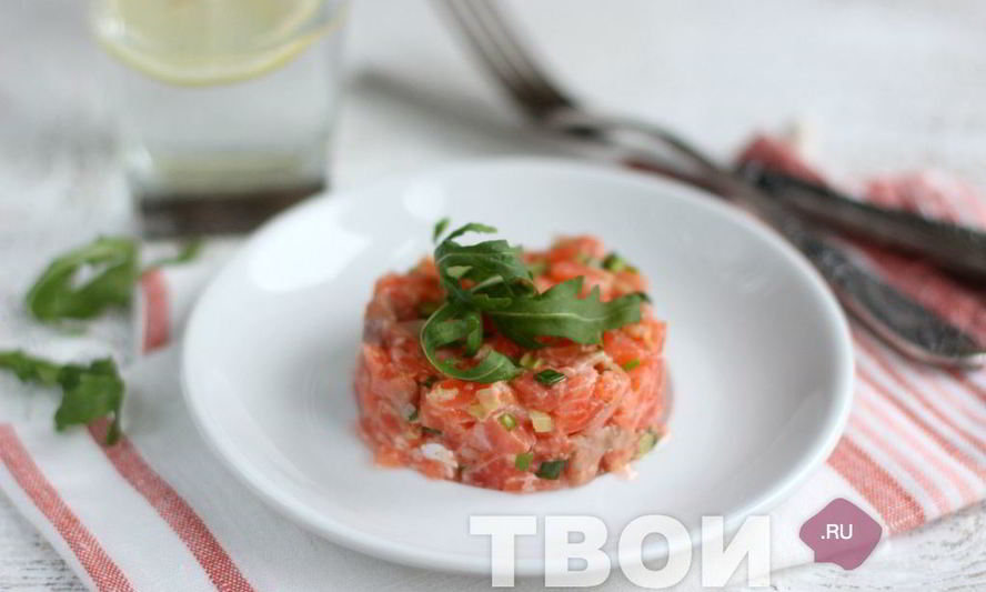 Рецепт тартар из лосося