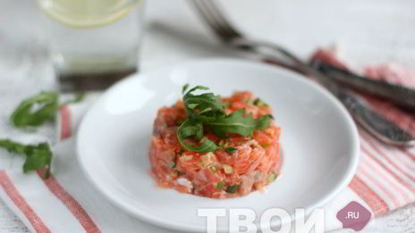 тартар из лосося