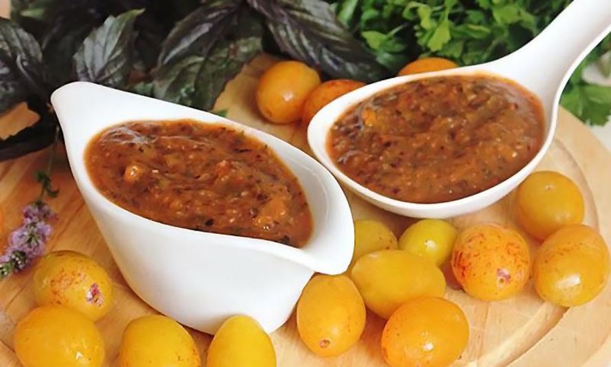 Рецепт ткемали из желтой сливы