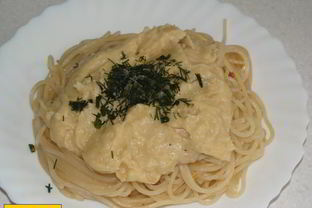 Сырный соус для спагетти