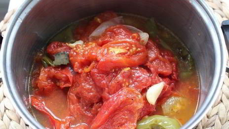 томатный соус из запеченных овощей