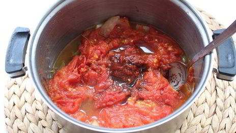 томатный соус из запеченных овощей