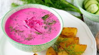 Борщ из маринованной свеклы