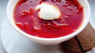 Борщ из свинины