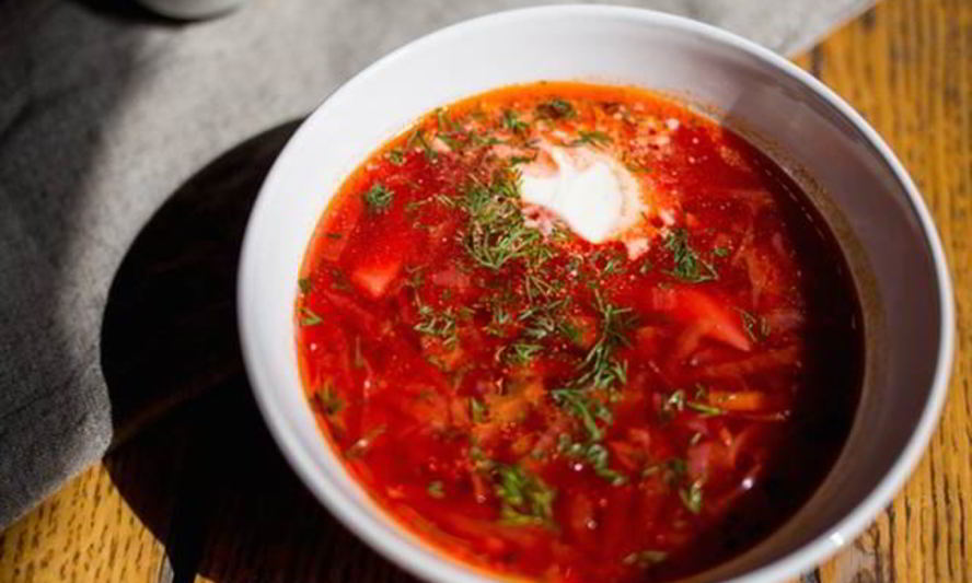 Рецепт борщ из языка