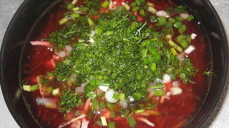 борщ холодный