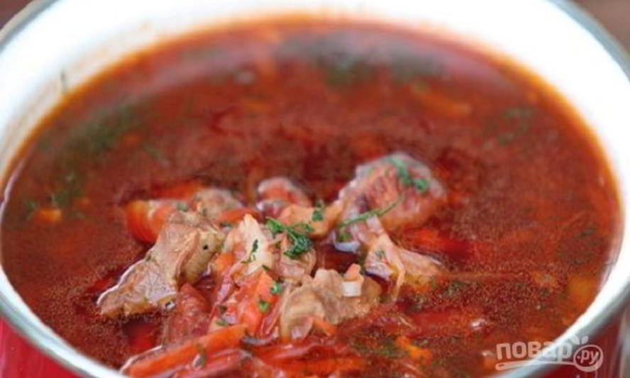 Рецепт борщ княжеский