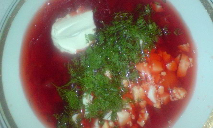 Рецепт борщ красный холодный