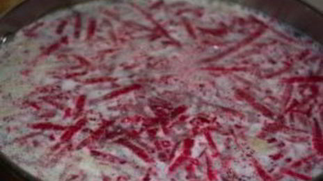 борщ на говяжьем бульоне