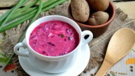 борщ на кефире