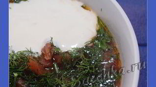 Борщ постный с грибами