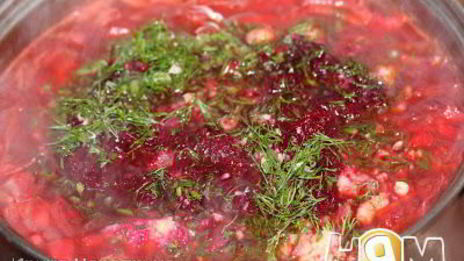 борщ с бычками по-одесски