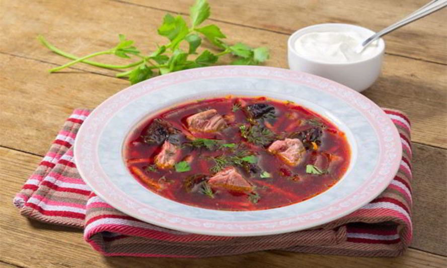 Рецепт борщ с черносливом