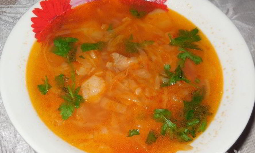 Рецепт борщ с фасолью и мясом