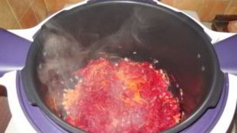 борщ с фасолью и мясом